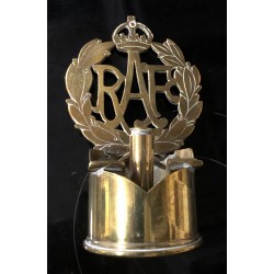 Vintage Brass Large RAF...