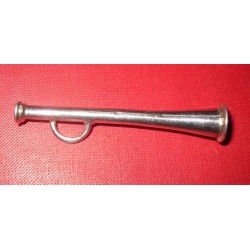 Vintage Silver Hunting Horn...