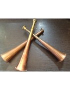 USED COPPER & BRASS HORNS